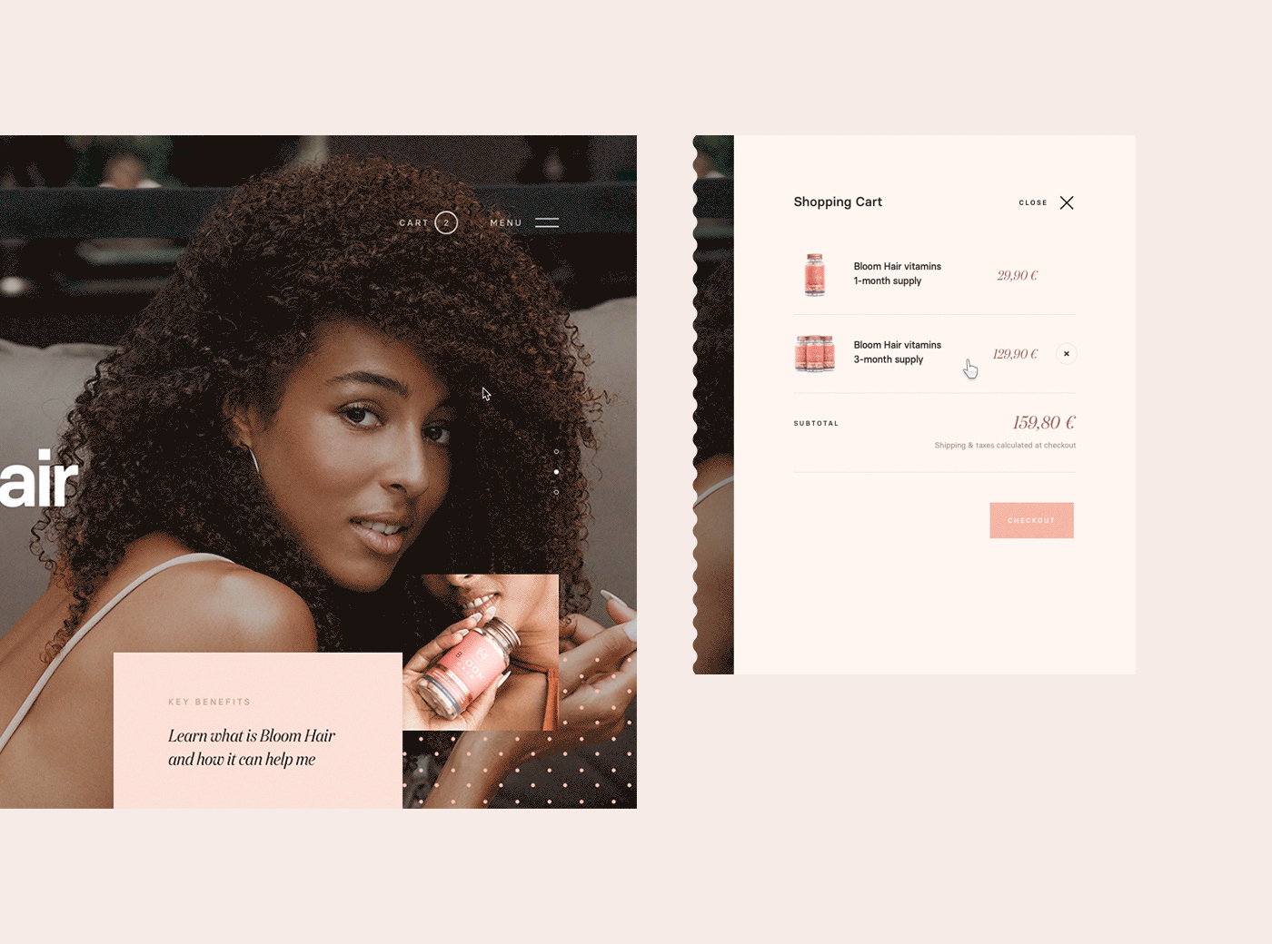 Bloom Hair - Creating an eCommerce experience with style | Art4web